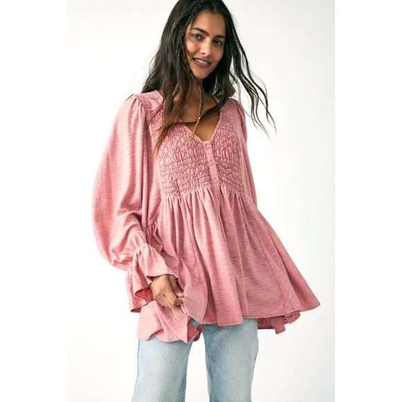 Free People Don't Call Me Baby Swing Tunic Mini Dress NWT - MEDIUM - Picture 2 of 7